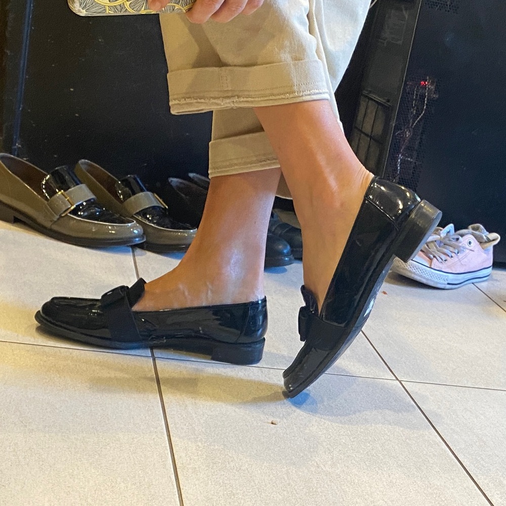 Stuart Weitzman Patent Leather Loafer